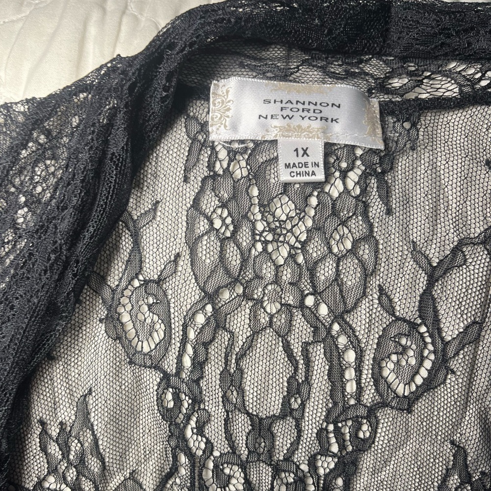 Shannon ford New York black Lacey top